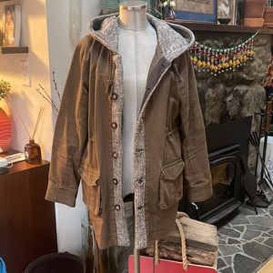 BROOKLYN INDUSTRIES canvas jacket women LARGE